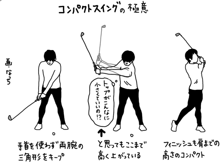 トップはこんなに小さくていい！“コンパクトスイング”を女子プロがレッスン